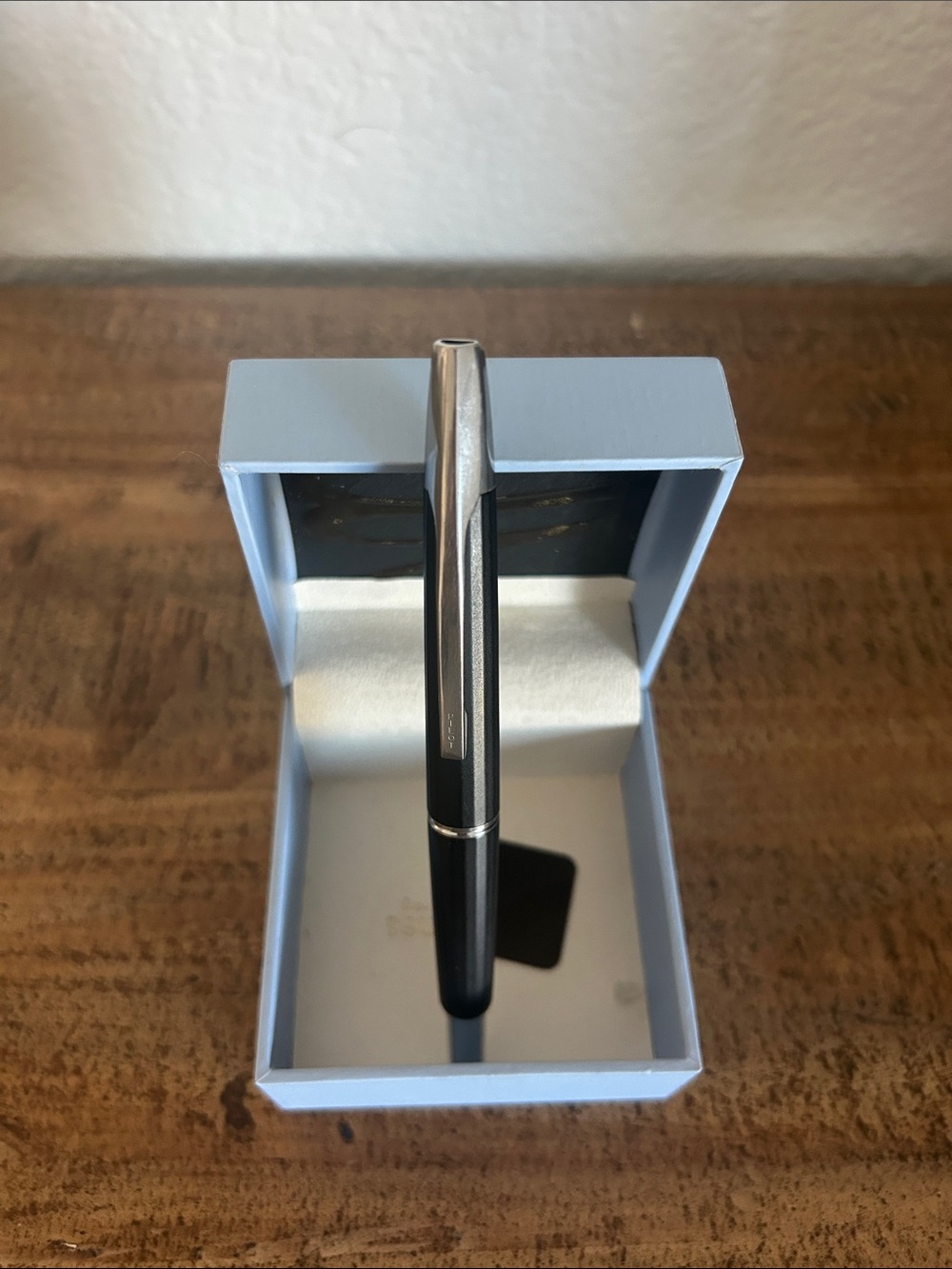 Black and Silver Ballpoint Pen - Classic Executive Design Pilot